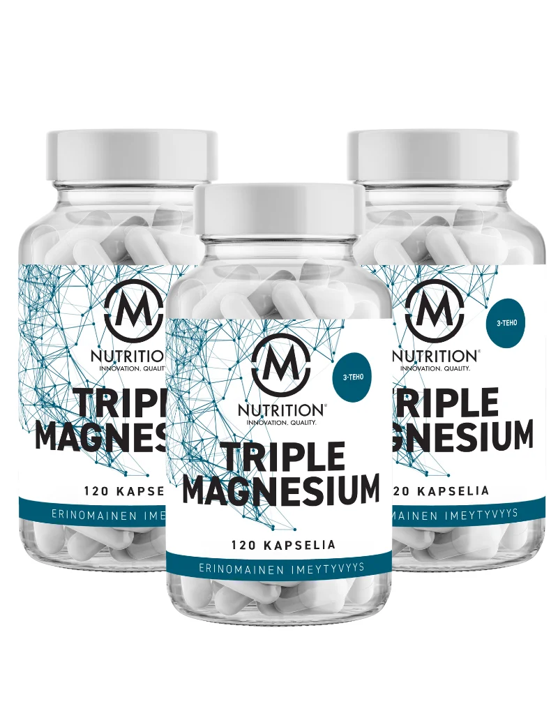 Big Buy: 3 kpl M-Nutrition Triple Magnesium (360 kaps.)